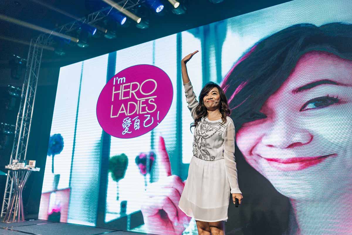 Cindy on Stage